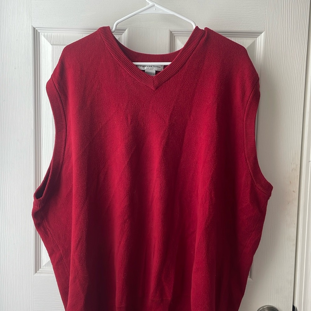 Cypress Links XL Sweater Vest